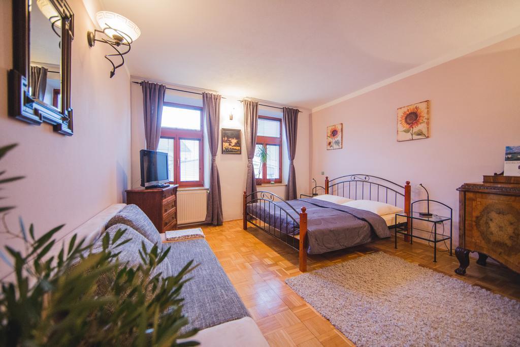 Penzion U Papousku Jindřichŭv Hradec Rum bild